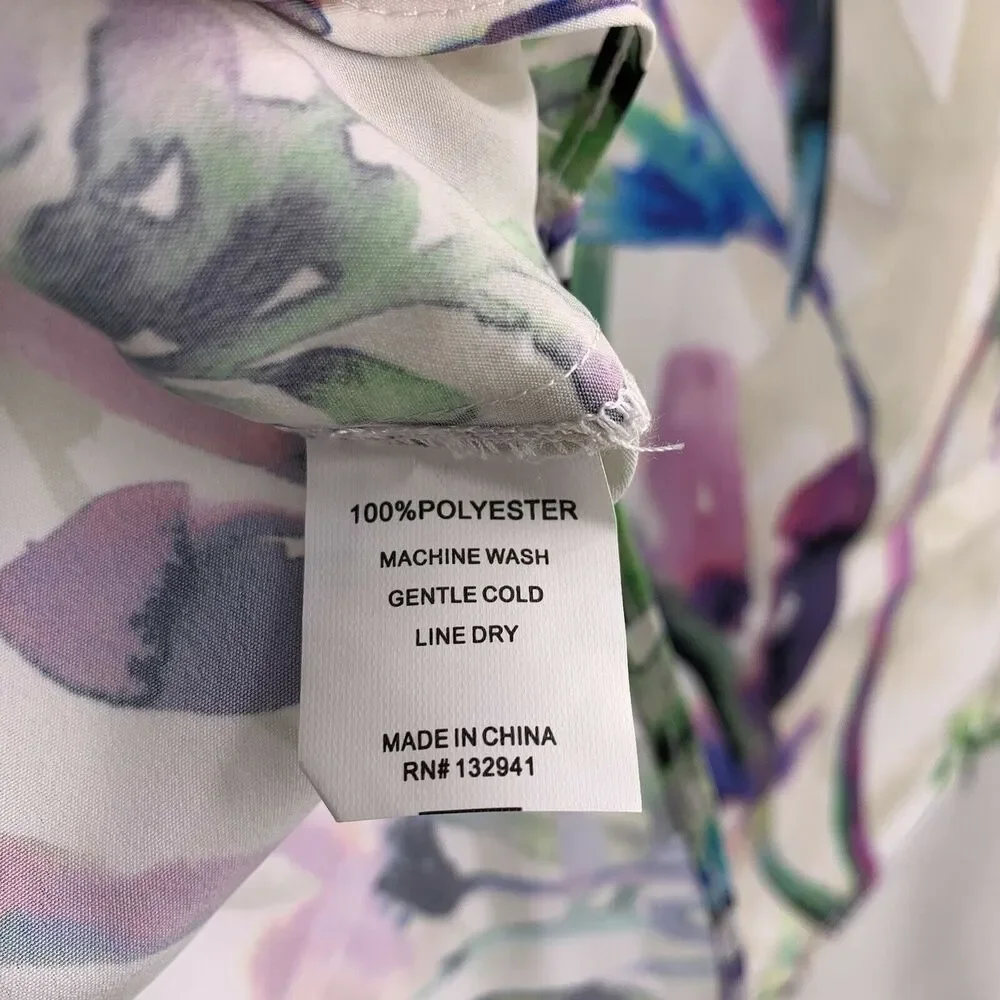 Amanda Uprichard Tulip Print Blouse New Small - Picture 4 of 4